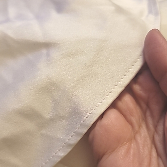 Ieena‎ for Mac Duggal,Plunging Faux Wrap  Evening Gown,White/Ivory, Size 8, NWT - Picture 14 of 14